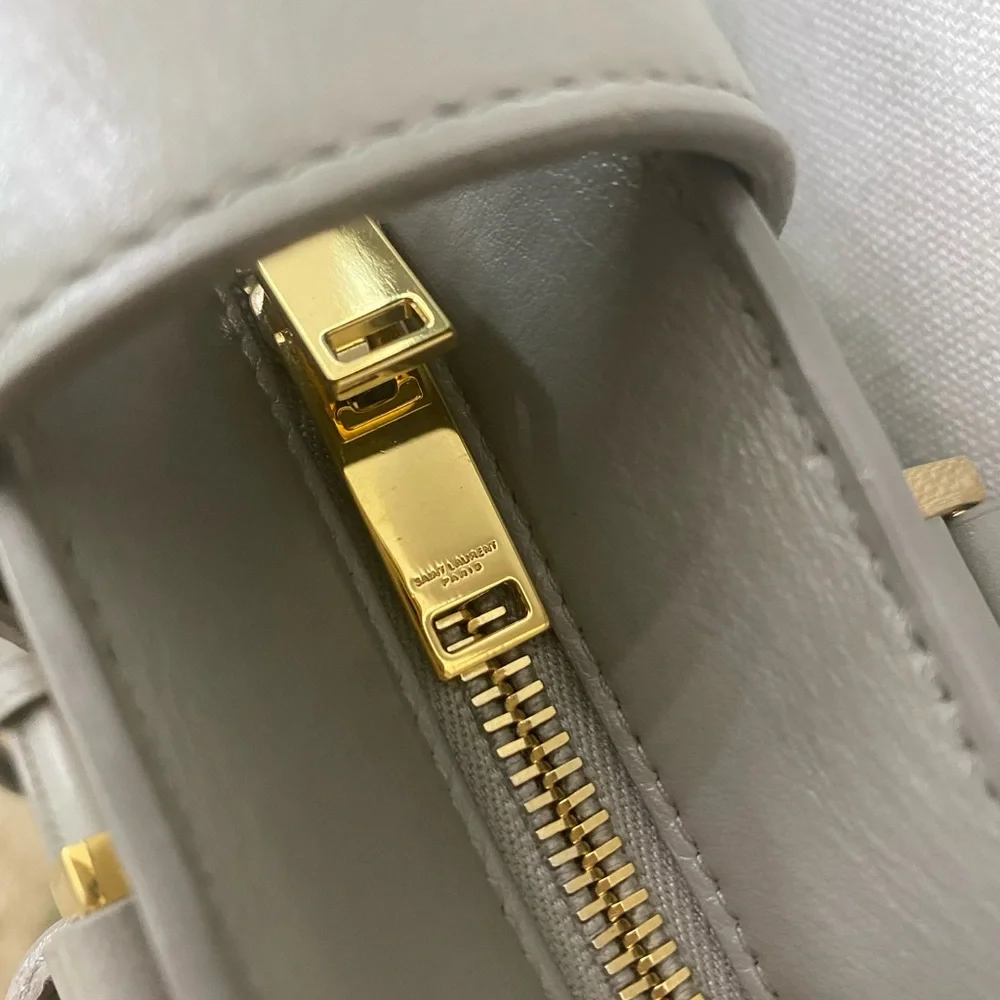 Authentic Saint Laurent Baby canvas fog bag